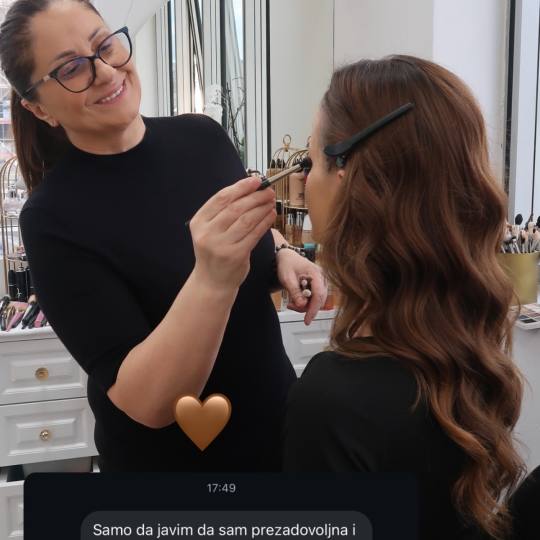 GM Beauty studio #beograd Make-up / šminkanje Profesionalno šminkanje + veštačke trepavice+ fenr