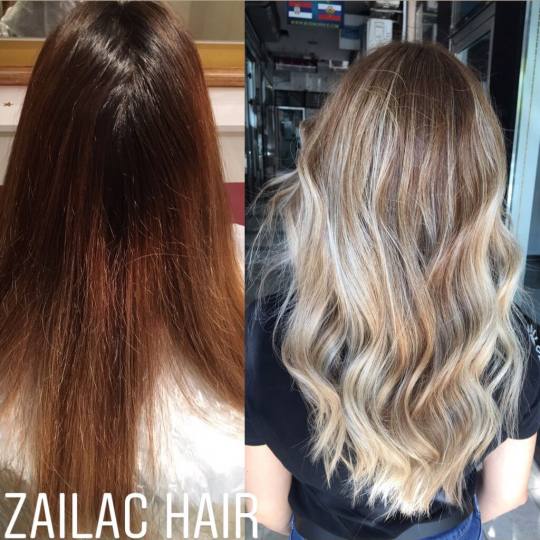 Zailac hair #beograd Ombre, sombre, balayage Nefertiti Balayage / pramenovi + žensko šišanje + fe