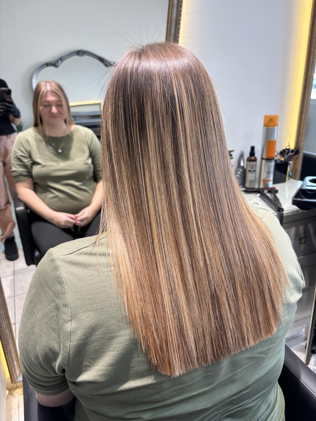 True keratin ispravljanje i nega kose- kosa srednje duzine - Atelier Kat, Beograd Nega i ojačavanje kose Frizerski saloni i frizeri Nega i ojačavanje kose, Beograd, Mirijevo