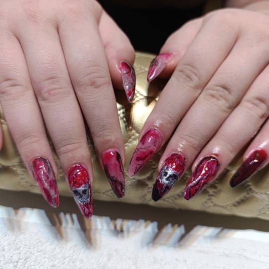 Nail Studio MPN #beograd Izlivanje noktiju Izlivanje noktiju gelom - S / M / L dužina Slozeniji diz