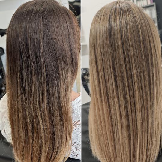 Kotenkova Studio & Education #beograd Pramenovi Blond tehnike cele dužine - duga kosa Ovo je AirTou