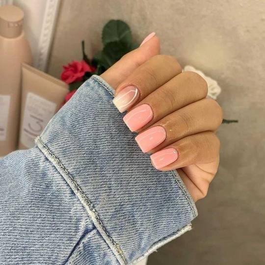 Salon Celebrity Lauren #beograd Ojačavanje noktiju Korekcija ojačavanja noktiju gelom - S dužina