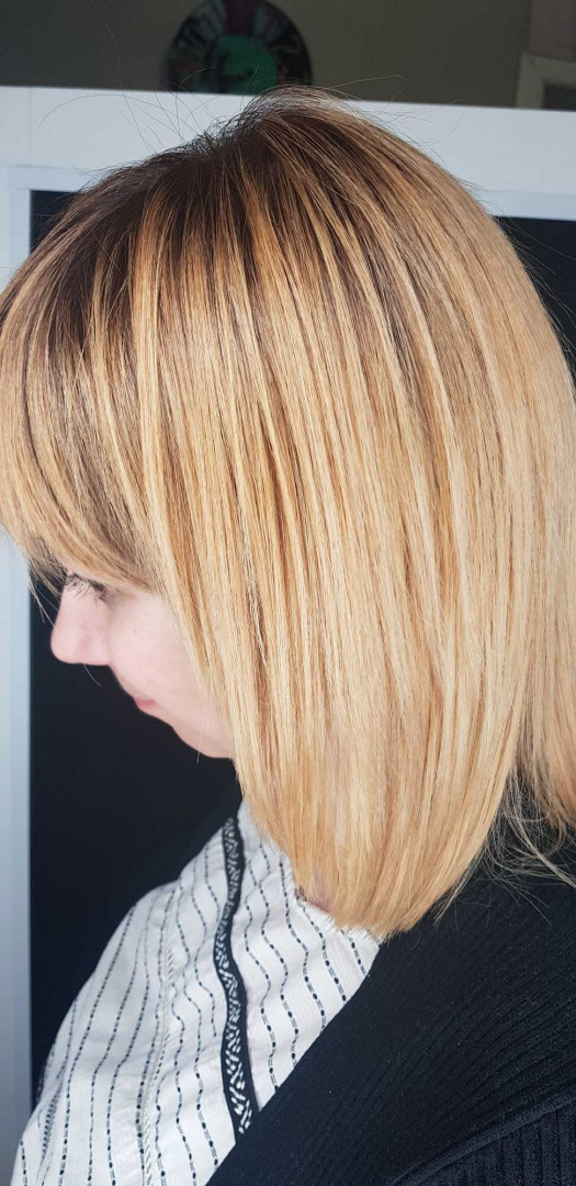 Balayage - kosa srednje dužine - Cut 'n' Go, Novi Sad Ombre, sombre, balayage Frizerski saloni Ombre, sombre, balayage, Novi Sad, Rotkvarija, Podbara, Salajka