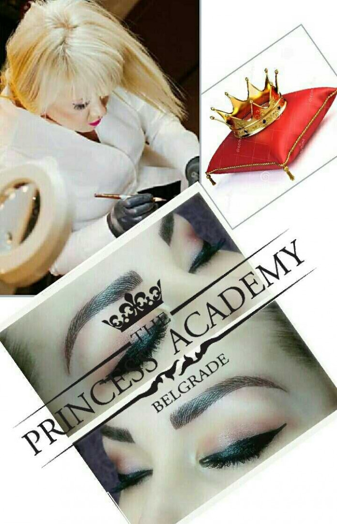 The Princess Academy #beograd Trajna šminka Puder obrve