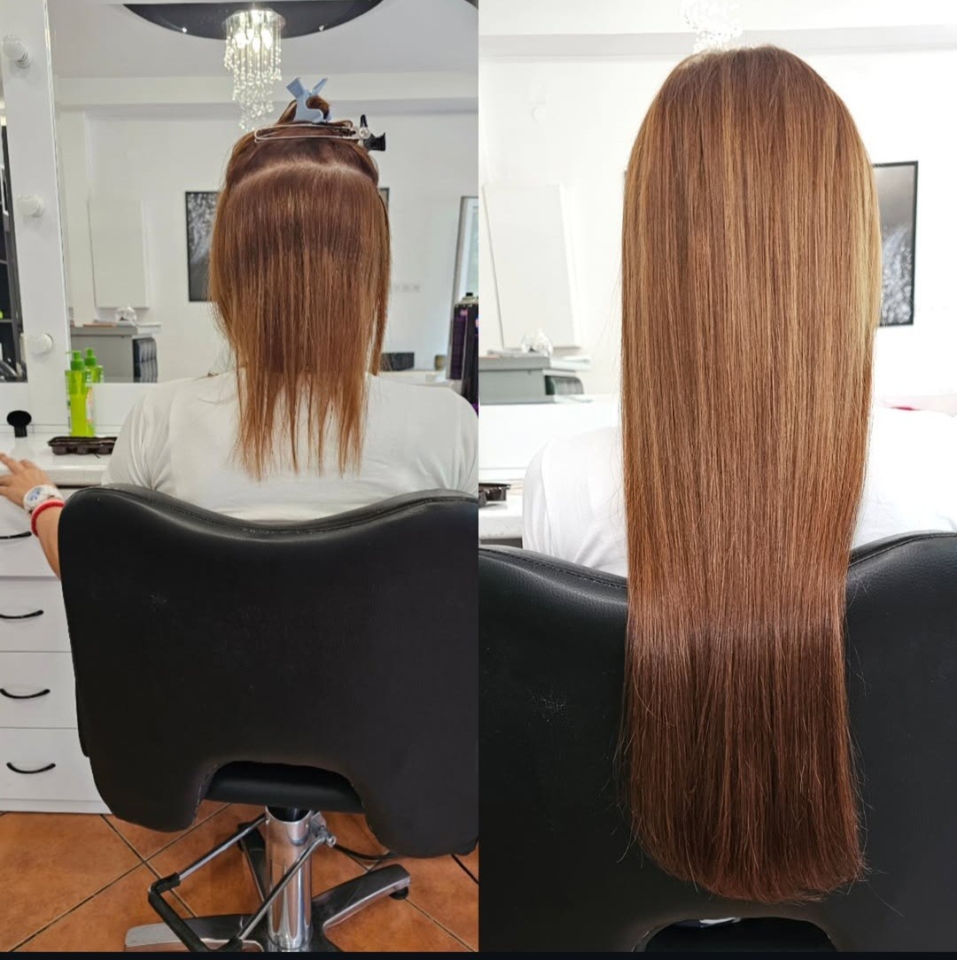 Nadogradnja kose - 60 cm - Mia bella beauty, Novi Sad Nadogradnja kose Frizerski saloni Nadogradnja kose, Novi Sad, Sajmište, Detelinara, Banatić