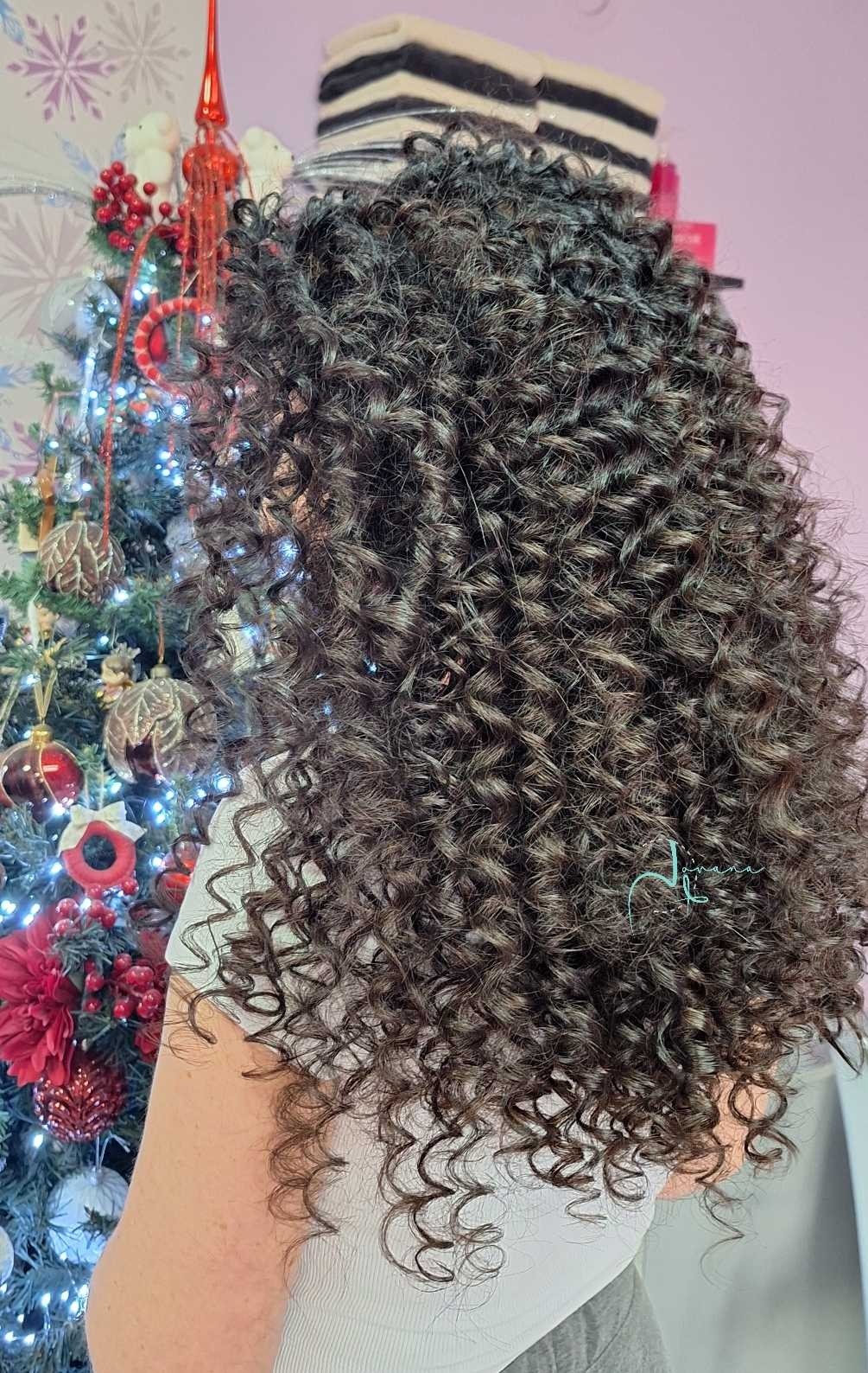 Jovana + #beograd Uvijanje, lokne i talasi Afro lokne - ekstra duga kosa