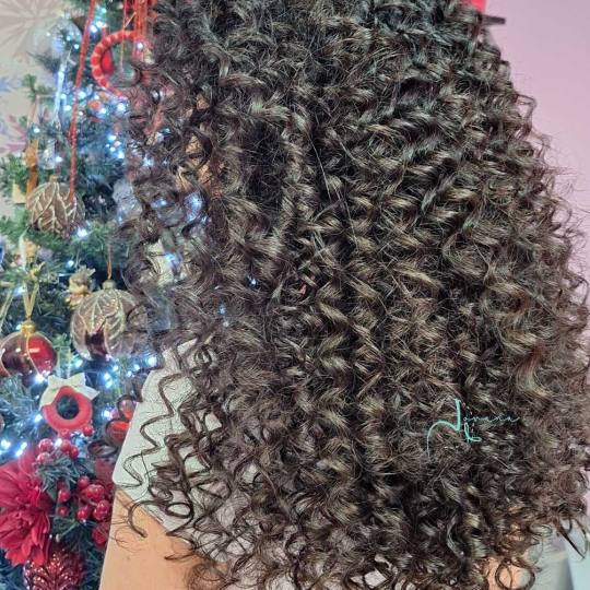 Jovana + #beograd Uvijanje, lokne i talasi Afro lokne - ekstra duga kosa