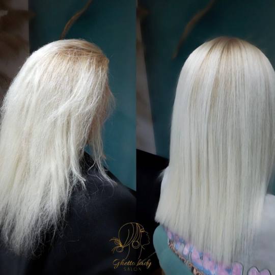 Ghetto lady #beograd Keratinski tretmani Keratinsko ispravljanje kose - kosa srednje dužine Keratin