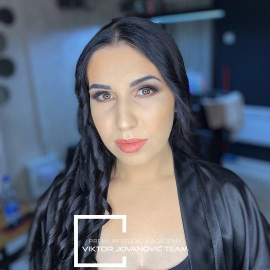 BEAUTY CENTER Viktor Jovanović #subotica Make-up / šminkanje Profesionalno šminkanje sa trepavica