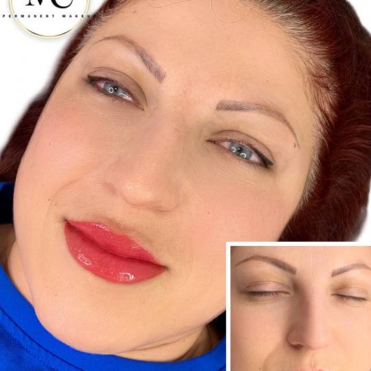 Aurora Beauty Studio #beograd Trajna šminka Trajna šminka usana Usnice i ajlajner ❤️