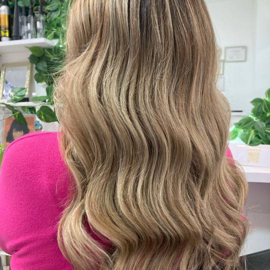 Atelje Glossy Hair #beograd Pramenovi Pramenovi na foliju - duga kosa