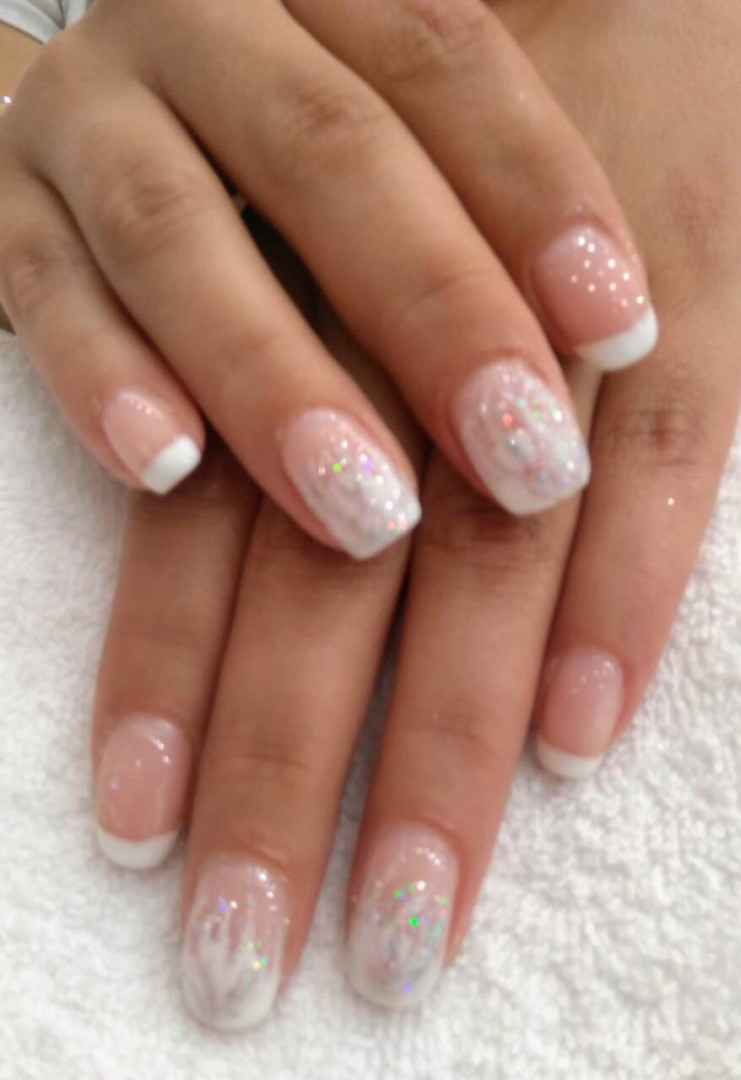 Gel lak french - ruke - Alfaparf Nails, Beograd Gel lak Nokti Gel lak, Beograd, Karaburma, Višnjička banja