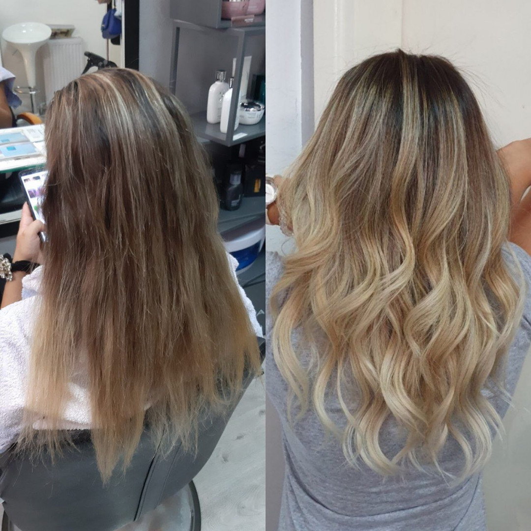 X Style #novisad Ombre, sombre, balayage Balayage + preliv - duga kosa