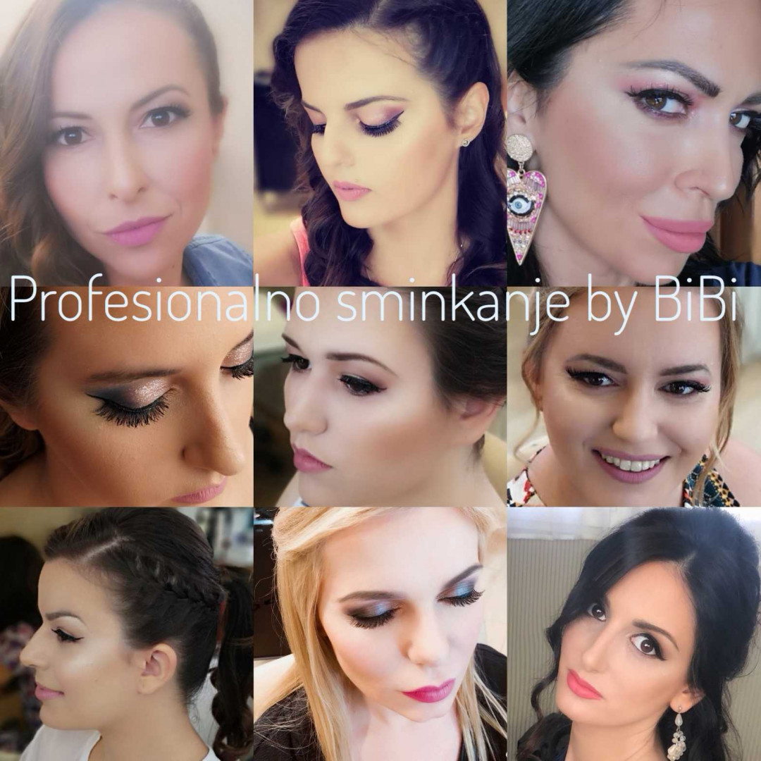 Bibi beauty centar #beograd Make-up / šminkanje Profesionalno šminkanje + veštačke trepavice