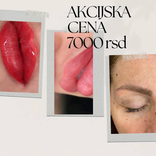 Frančeska beauty studio #novisad Trajna sminka usana 
Japansko iscrtavanje  obrva
Pude obrve