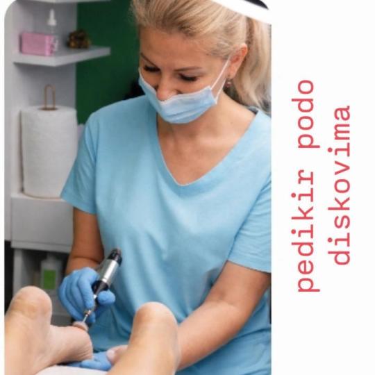 Magic Story Studio #novisad Estetski pedikir Pedikir podo diskoviima - bez noktiju