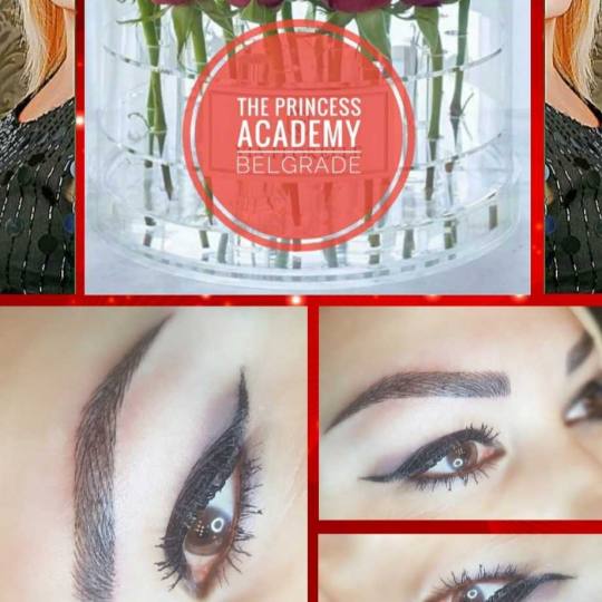 The Princess Academy #beograd Trajna šminka Puder obrve