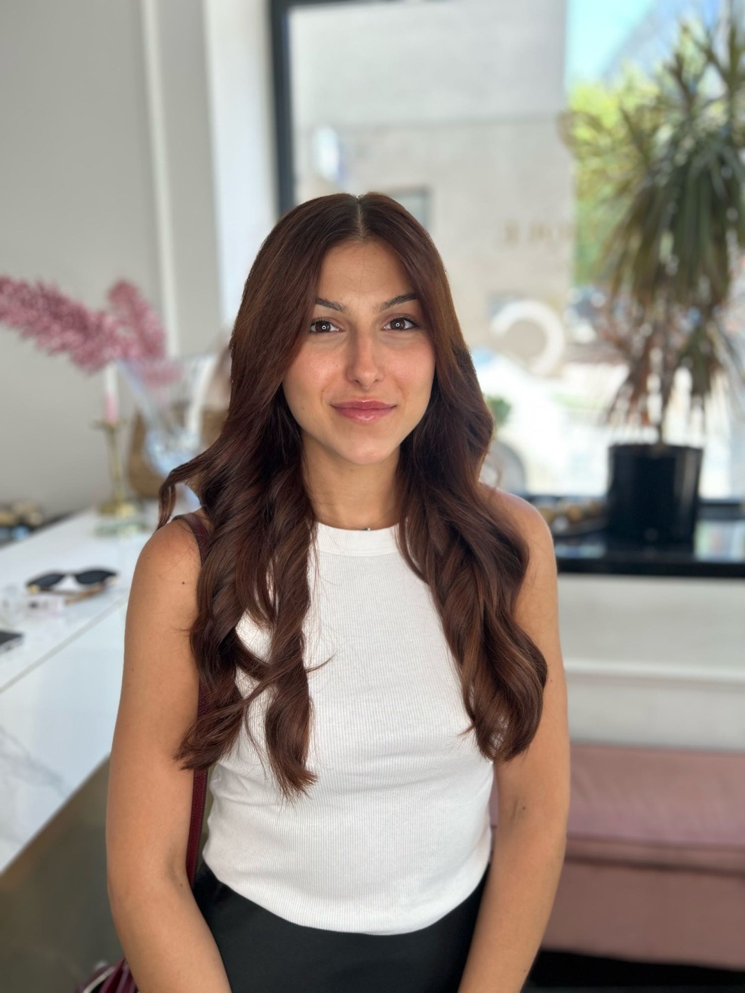 Esthetique Privé #beograd Farbanje kose Farbanje cele dužine - GOLDWELL, MONPLATIN - duga kosa