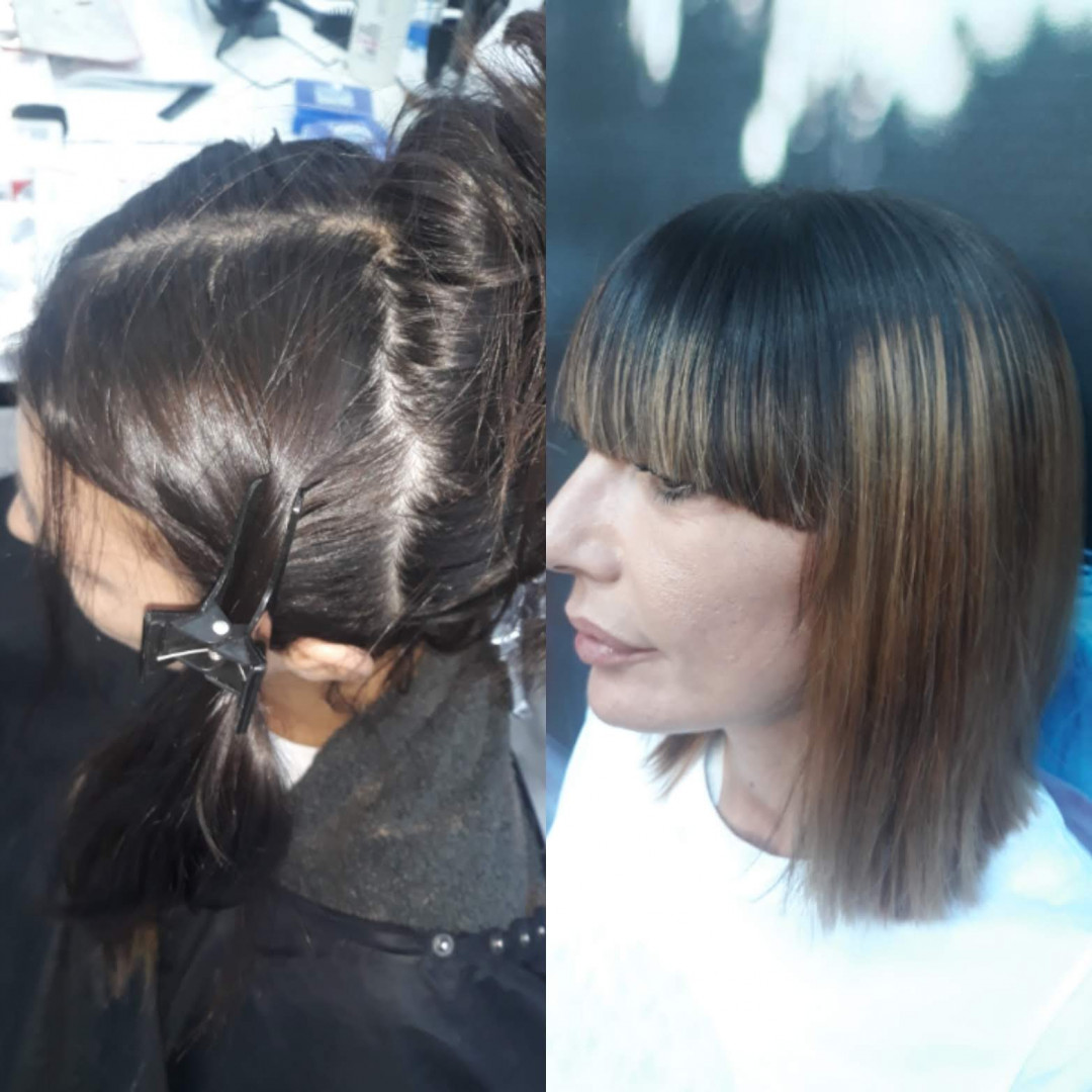 Pramenovi na foliju - duga kosa - Pro Cut Zemun, Beograd Pramenovi Frizerski saloni Pramenovi, Beograd, Zemun Centar