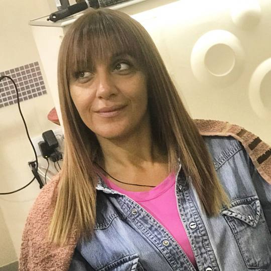 Cecix #beograd Farbanje kose Farbanje cele dužine - polu duga kosa