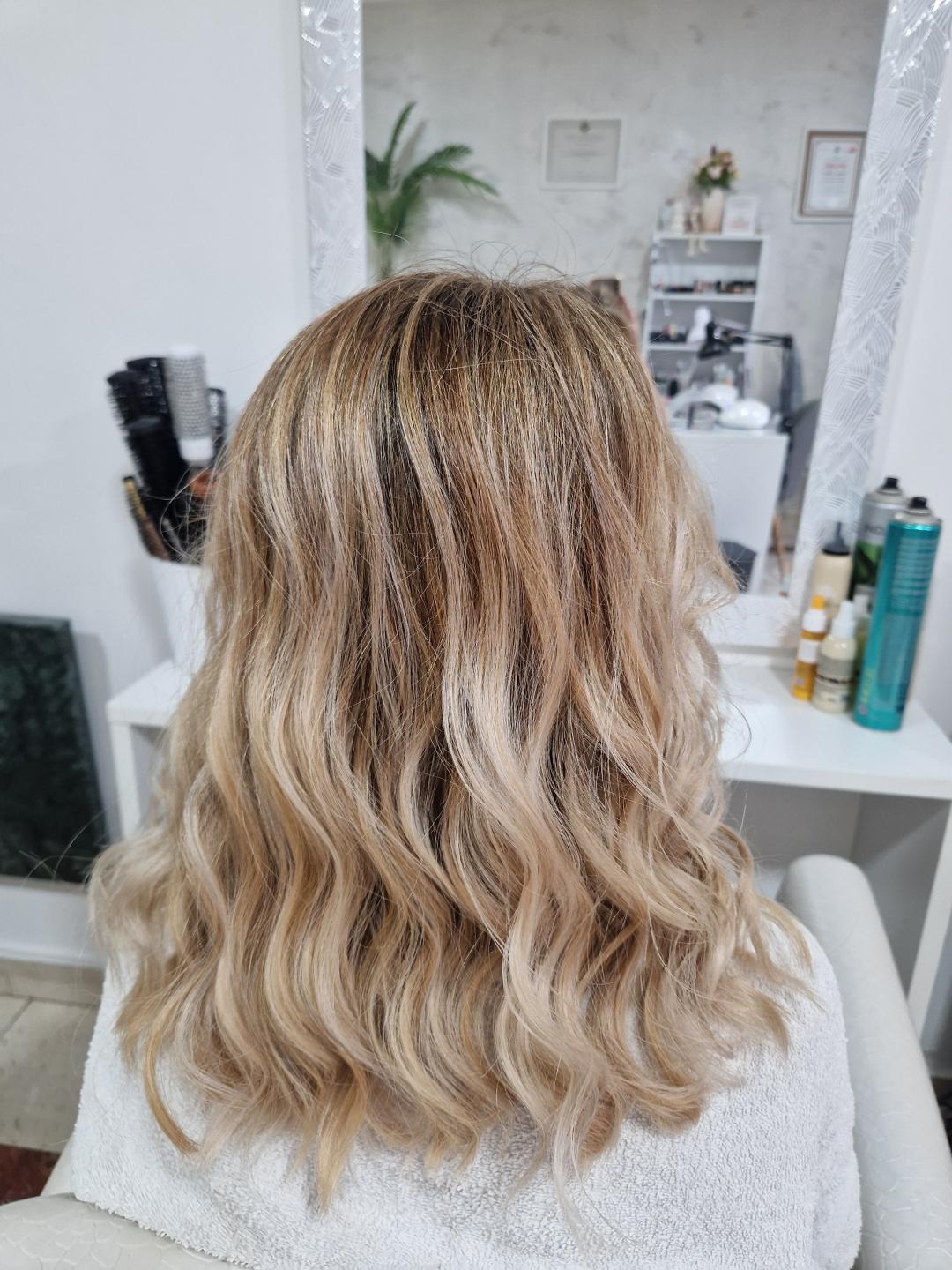 Novelle #beograd Pramenovi Pramenovi na foliju + preliv - duga kosa