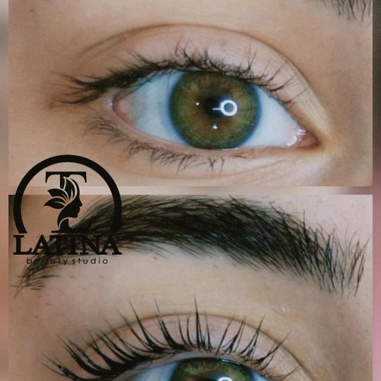 Latina beauty studio #beograd Trepavice Lash lift + farbanje trepavica