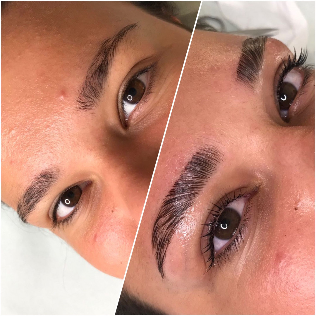 Monami beauty #beograd Obrve Brow lift + lash lift sa botoksom i farbanjem