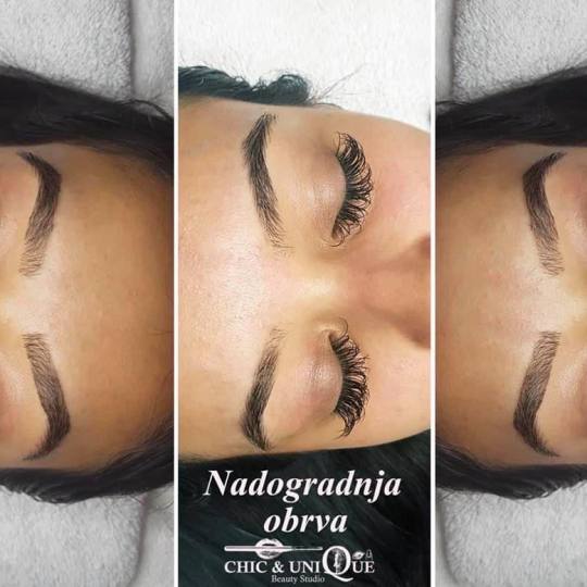 Chic & Unique Beauty Studio #beograd Obrve Vratite gustinu Vasih obrva - potpuno prirodno ??☑️ N