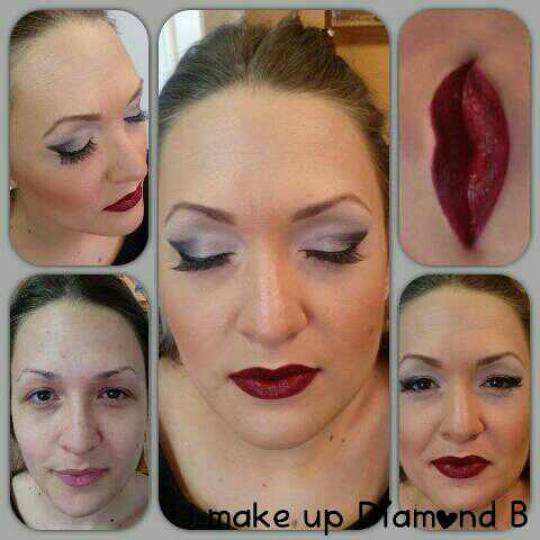 Diamond B #beograd Make-up / šminkanje šminka -koktel Profesionalno šminkanje + trepavice Kada je