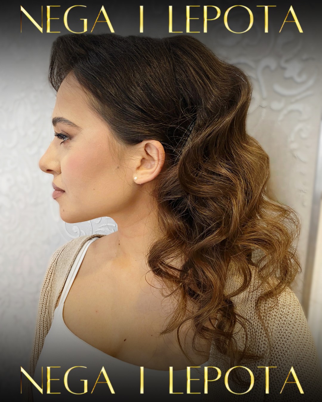 Nega i lepota NS 1 #novisad Svečane i frizure za svadbu Mini GLAM WAVES - na suvu kosu