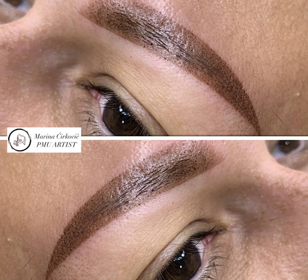 Aurora Beauty Studio #beograd Trajna šminka Puder obrve