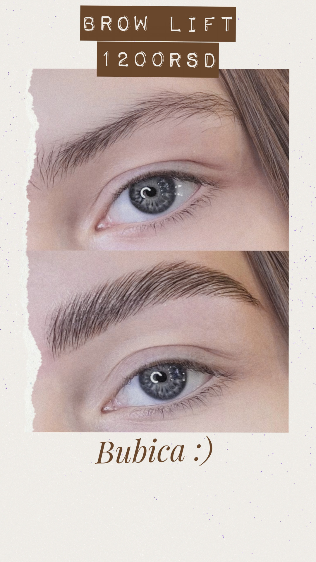 Bubica 22 #novisad Obrve Brow lift