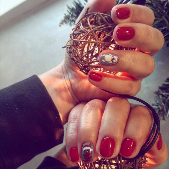 Bibi beauty centar #beograd Gel lak Gel lak - ruke novogodisnji geL Lak