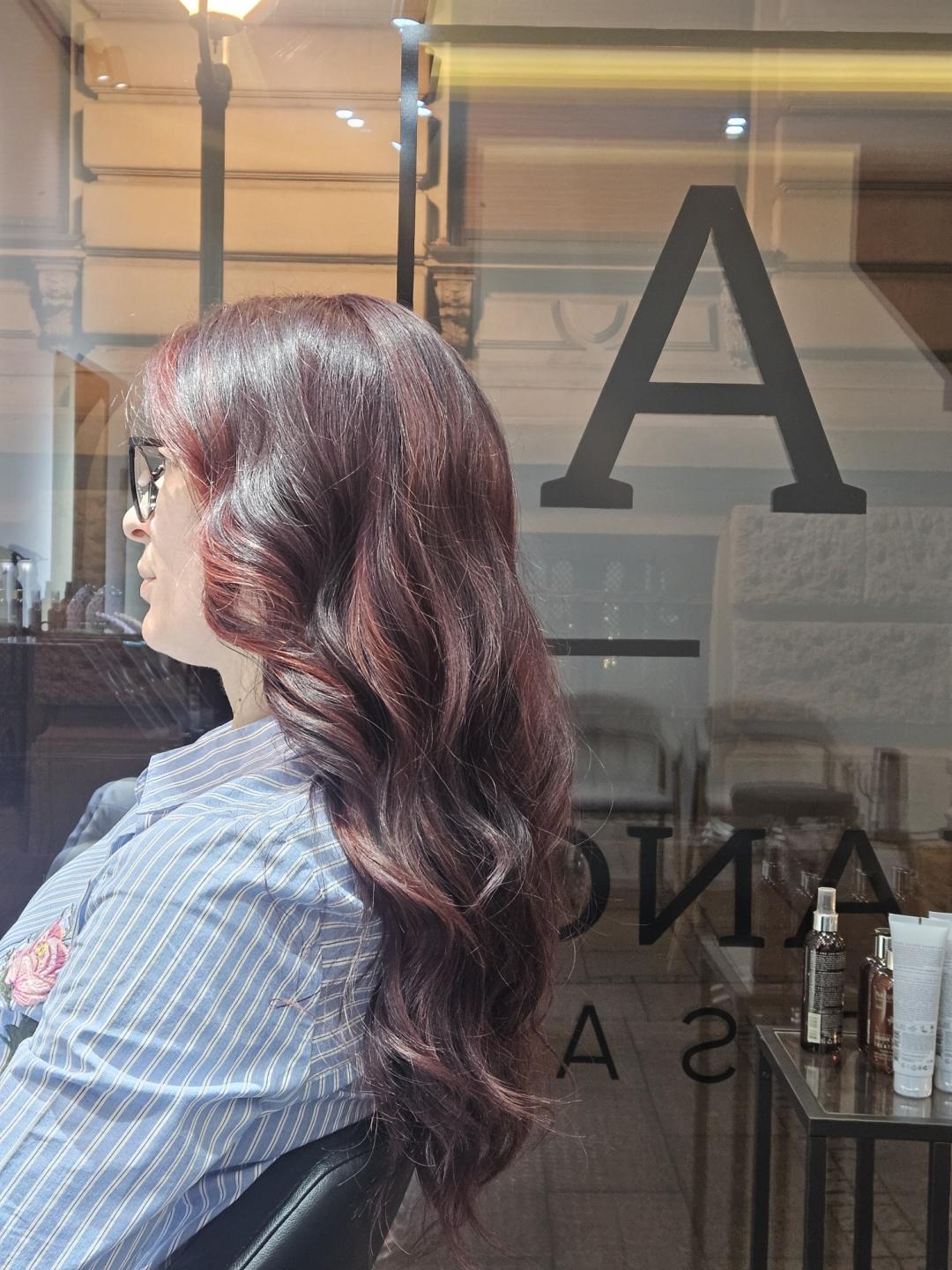 Amanović #beograd Farbanje kose Farbanje cele dužine - duga kosa