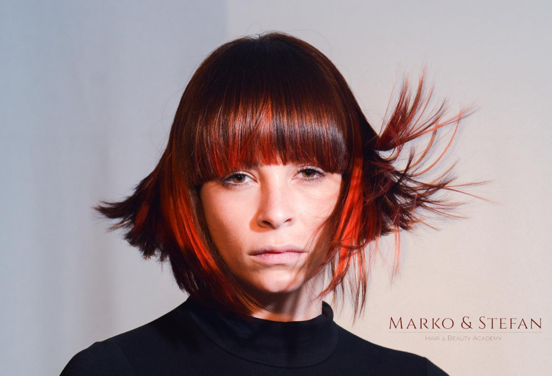 Marko Pantić #beograd Feniranje i stilizovanje Žensko feniranje na ravno + nega i styling preparati - kosa srednje dužine