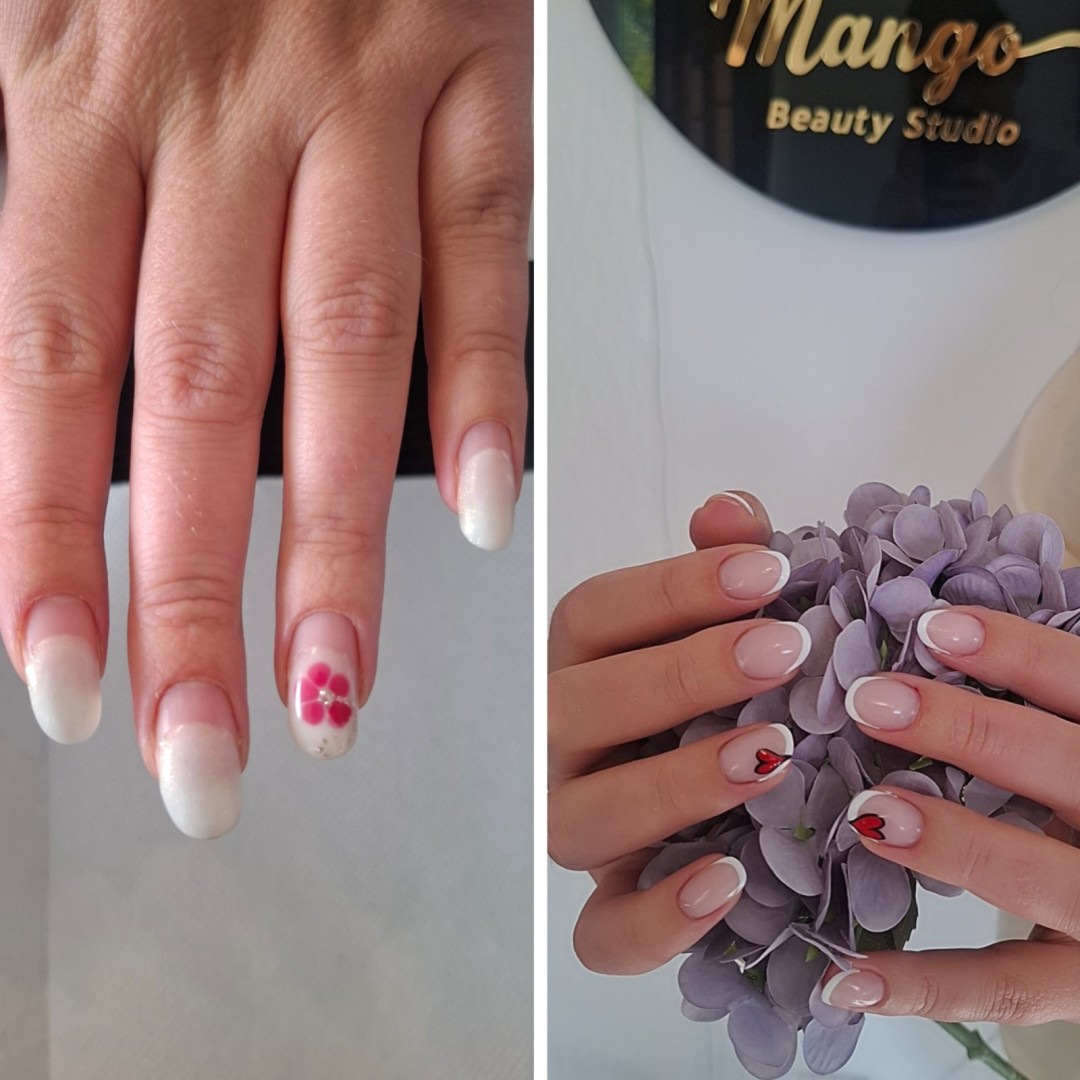 Mango beauty studio #novisad Korekcija noktiju Korekcija tudjeg rada