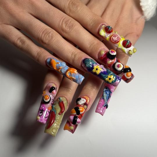 The Maya #beograd Korekcija noktiju Korekcija noktiju - XXL dužina