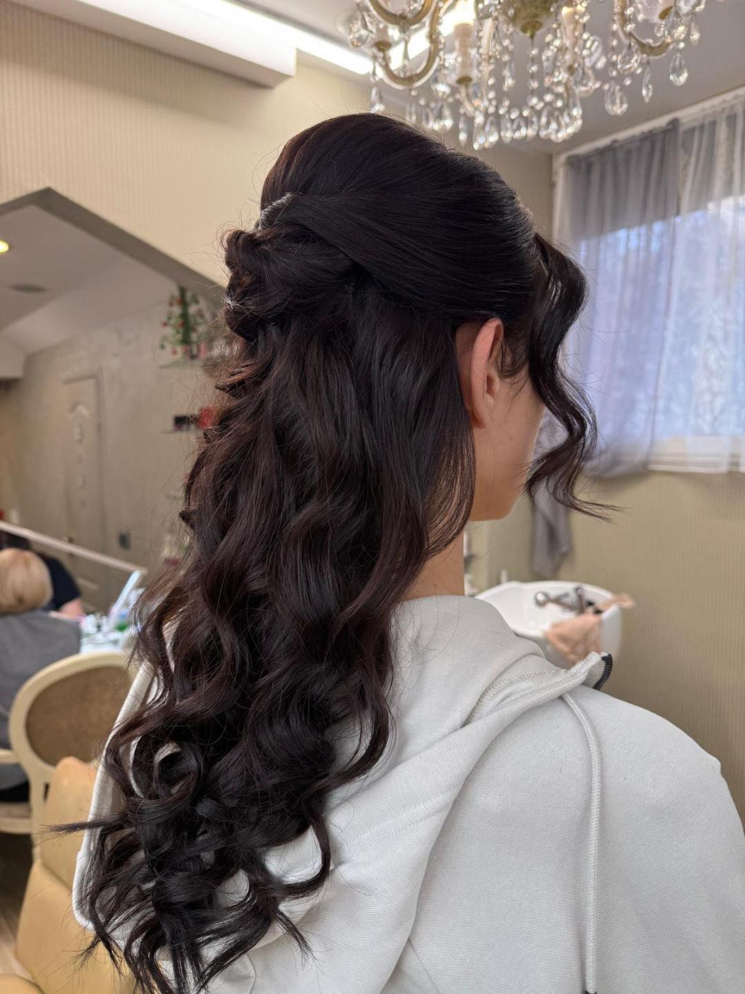 Bibi beauty centar #beograd Svečane i frizure za svadbu Svečana frizura - duga kosa