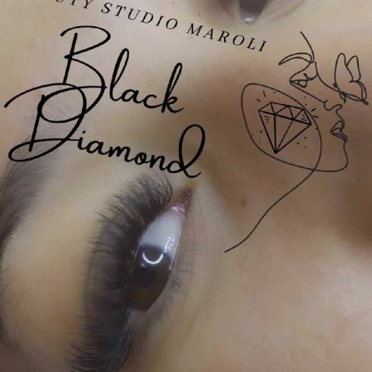 Black Diamond Maroli #novisad Nadogradnja trepavica Nadogradnja svilenih trepavica - 3D Svilene trep