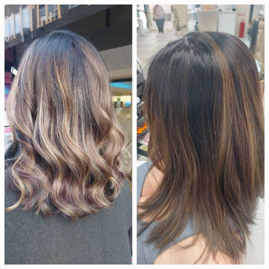 Beauty Studio VR #beograd Pramenovi Pramenovi + farbanje korena + dubinska nega kose + žensko šiš