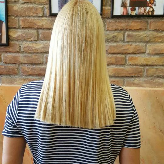 Hair Studio K1 #beograd Nega i ojačavanje kose koloracija Bond Ultim8 Matrix - srednja dužina kose
