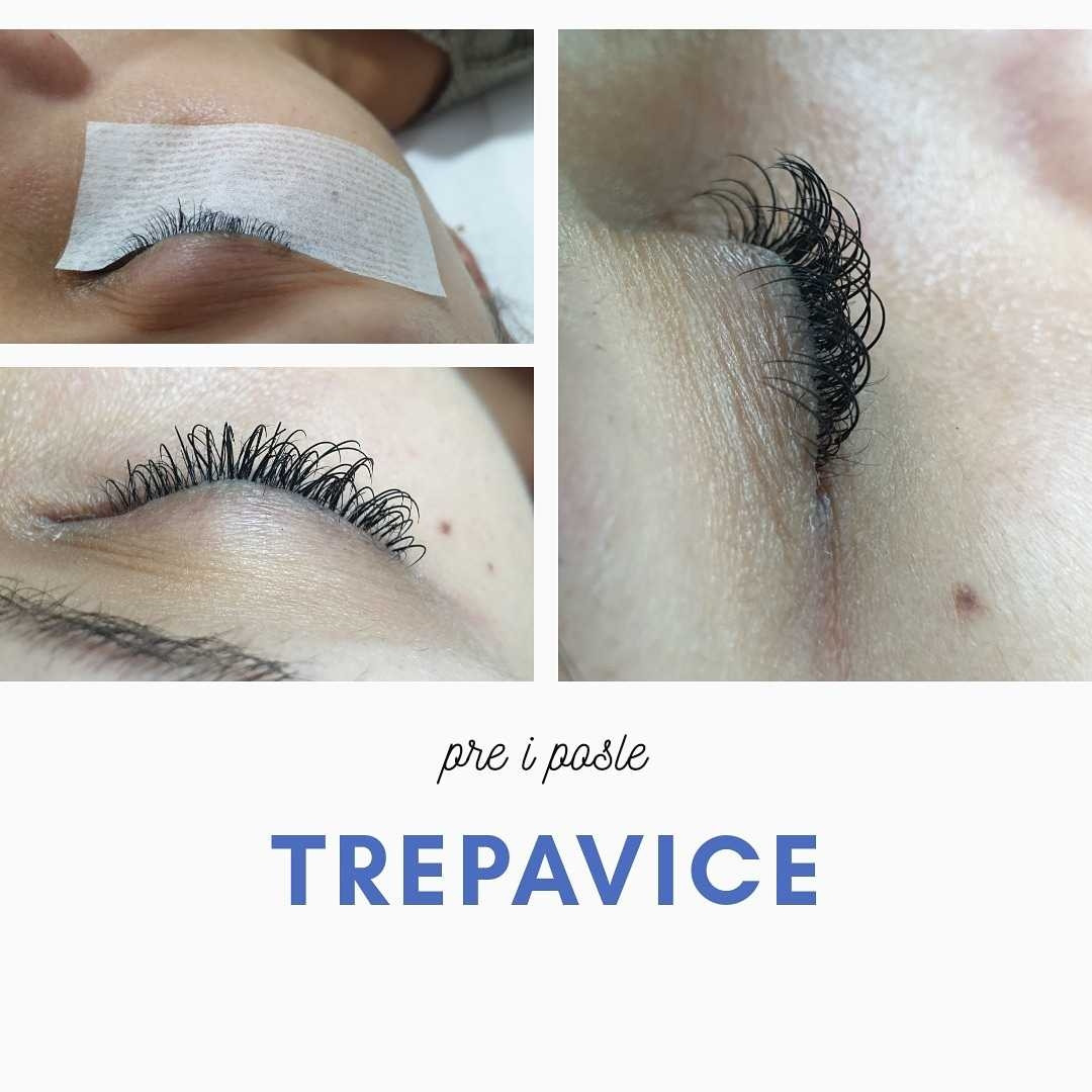 Pour Elle studio #beograd Nadogradnja trepavica Nadogradnja svilenih trepavica - 1 na 1