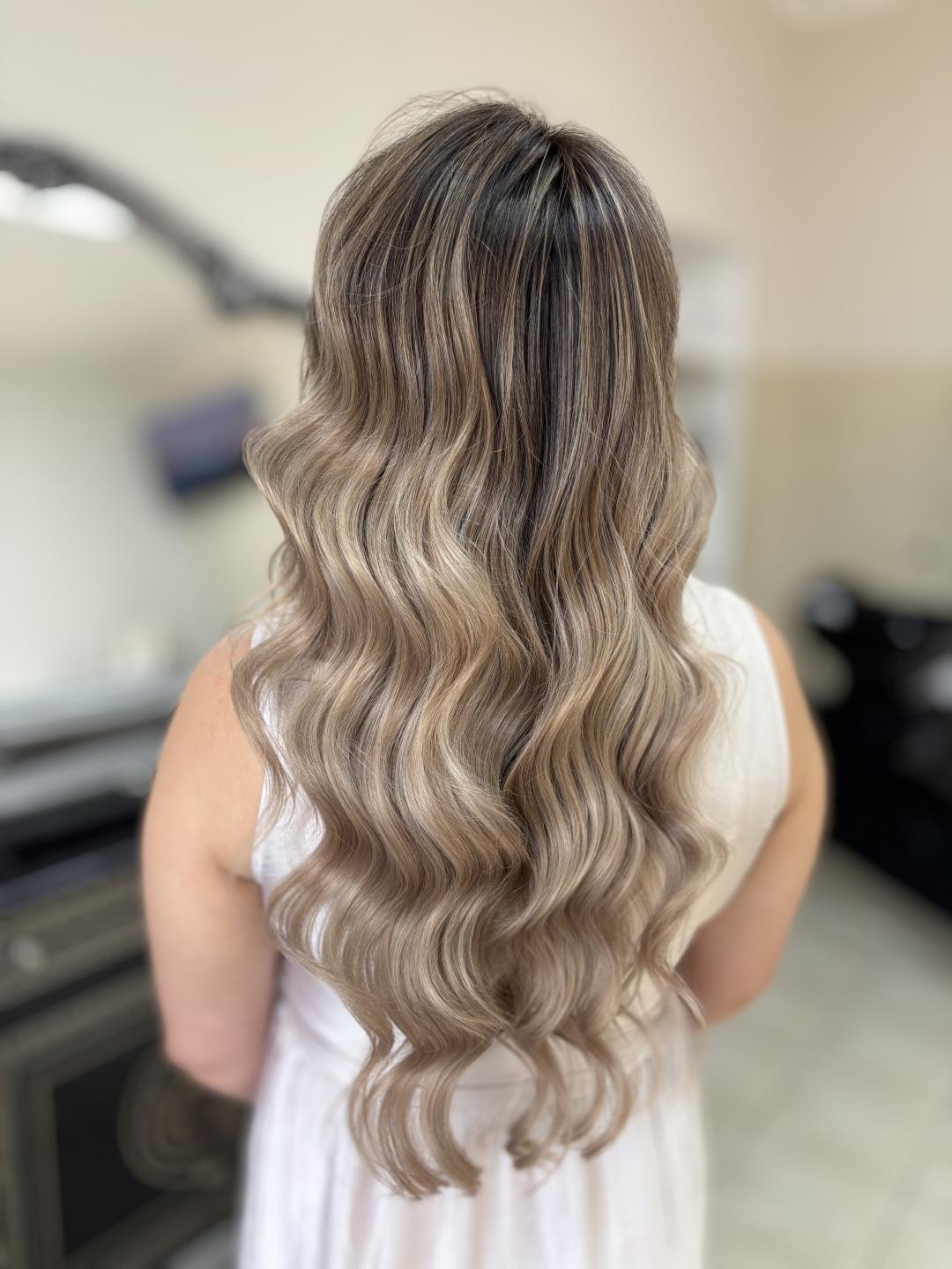 Pramenovi, preliv i feniranje- duga kosa - Atelier Kat, Beograd Ombre, sombre, balayage Frizerski saloni Ombre, sombre, balayage, Beograd, Mirijevo