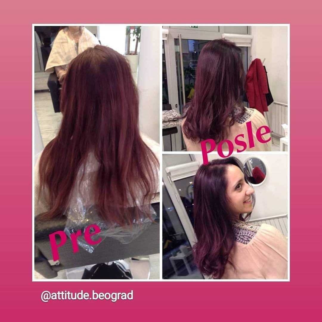 Attitude hair salon #beograd Farbanje kose