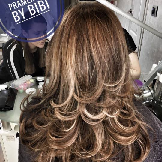 Bibi beauty centar #beograd Pramenovi Pramenovi na foliju u 1 / 2 boje / blanšem + preliv - kosa sr