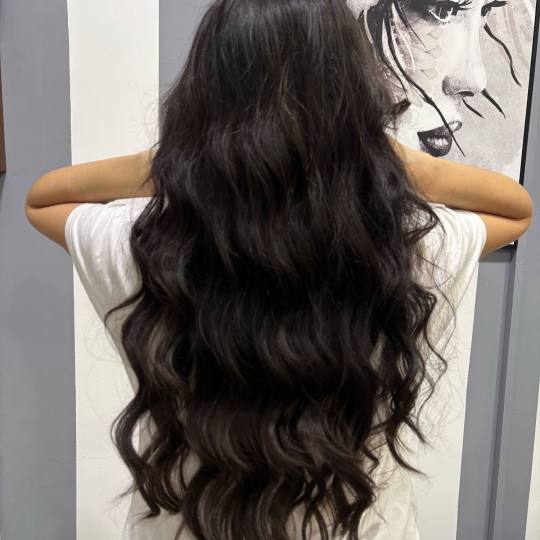 Hair studio mii #beograd Feniranje i stilizovanje Feniranje na ravno - ekstra duga kosa