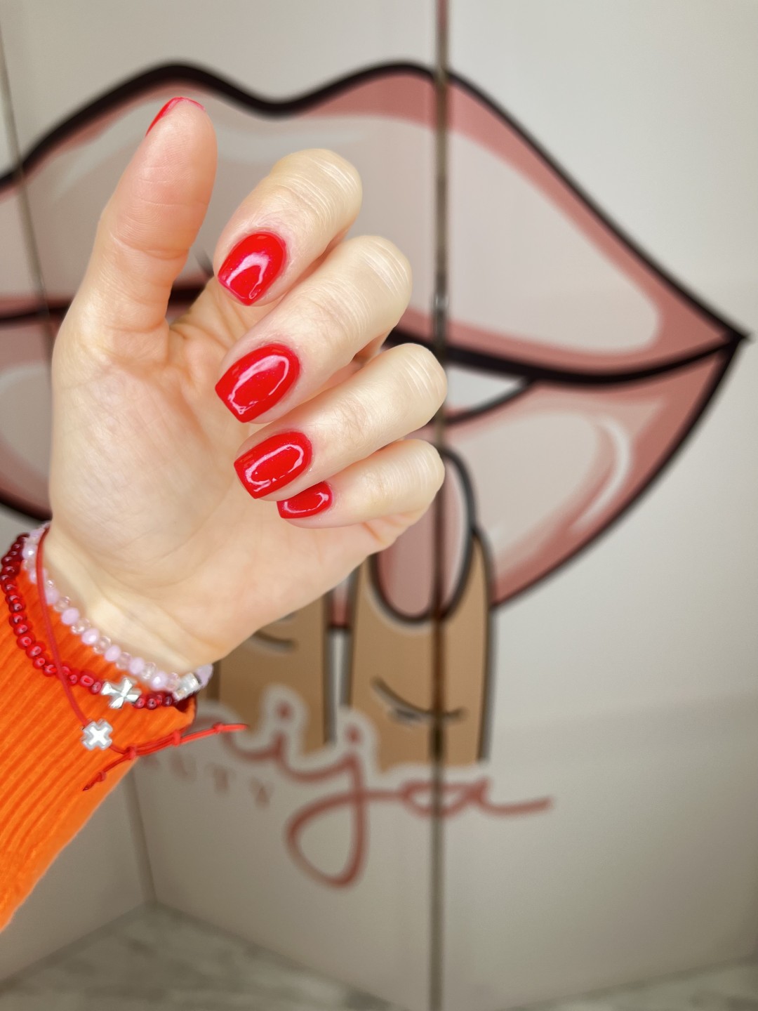 Xenija beauty #beograd Ojačavanje noktiju Ojačavanje noktiju rubber bazom - S dužina