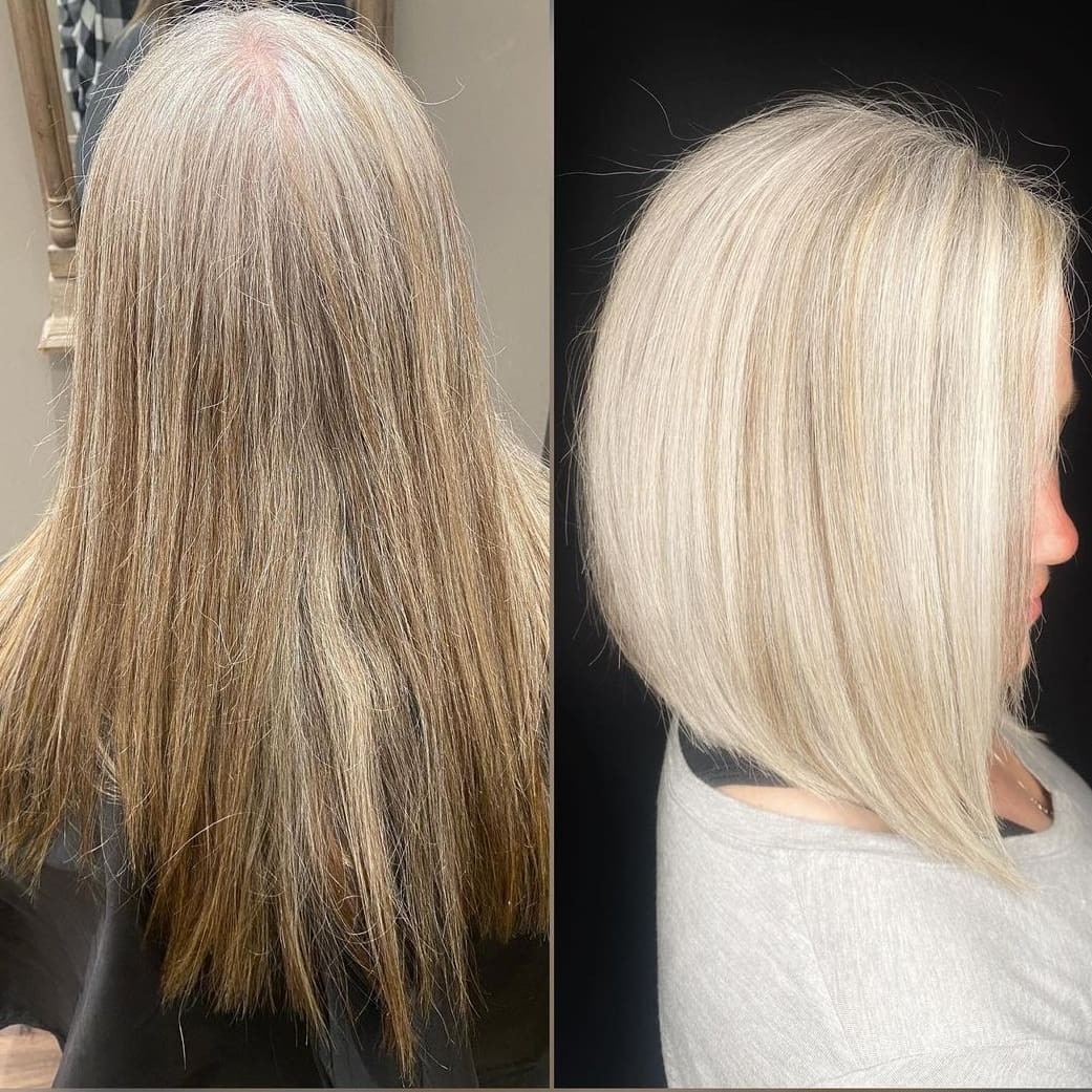 Balayage - kosa srednje dužine+šišanje i feniranje - Emaleon, Stara Pazova Ombre, sombre, balayage Frizerski saloni Ombre, sombre, balayage, Stara Pazova, Centar