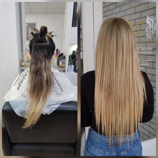 Fashion&Soul #nis Pramenovi Babylight + zaštita + preliv - duga kosa