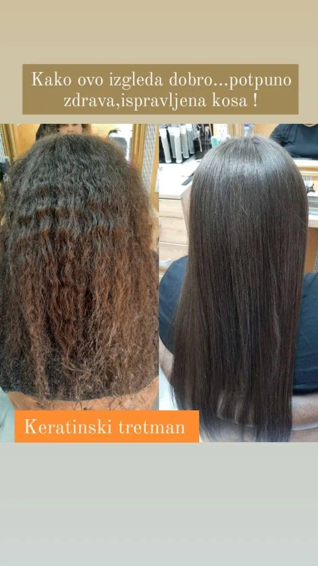 Studio Krasiva #krusevac Keratinski tretmani Keratinski tretman - kosa srednje dužine